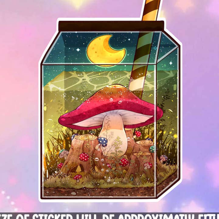 Pilzmilch-Aufkleber für den Großhandel von Mega Kawaii Cuties