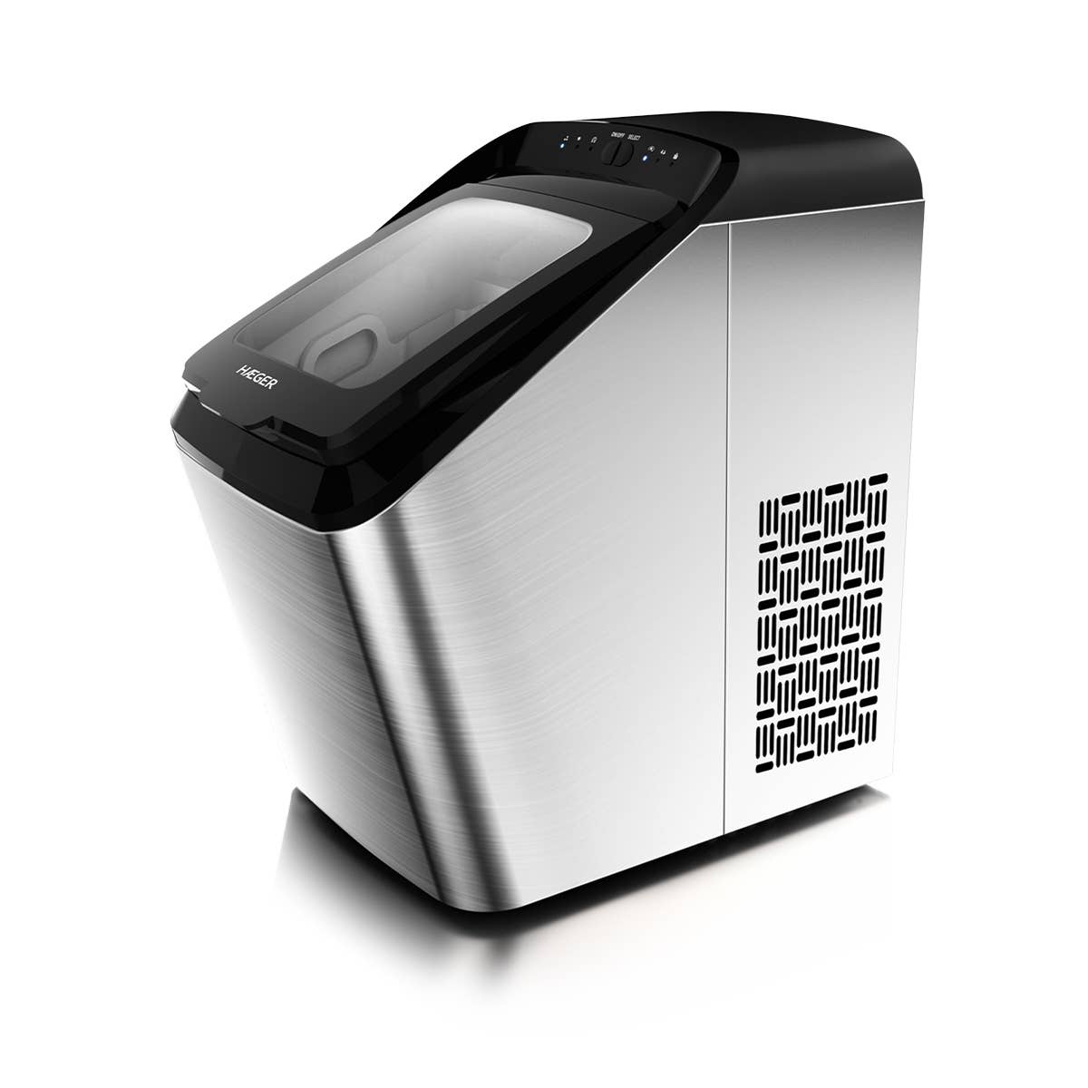 Haeger – Großhandel Küchengeräte – HAEGER Frozen Pro Inox Semiprofessionelle Eismaschine - 15 kg/24 h0