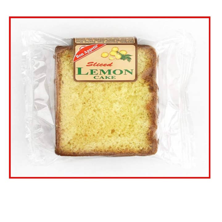 Long Island Candy Factory - Wholesale Cake - Bon Appetit Lemon Cake Slice 4 oz 8 ct