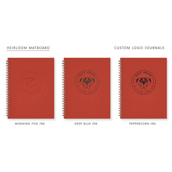 Ruff House Print Shop - Wholesale Notebook - Custom : Logo Journal Lined Notebook