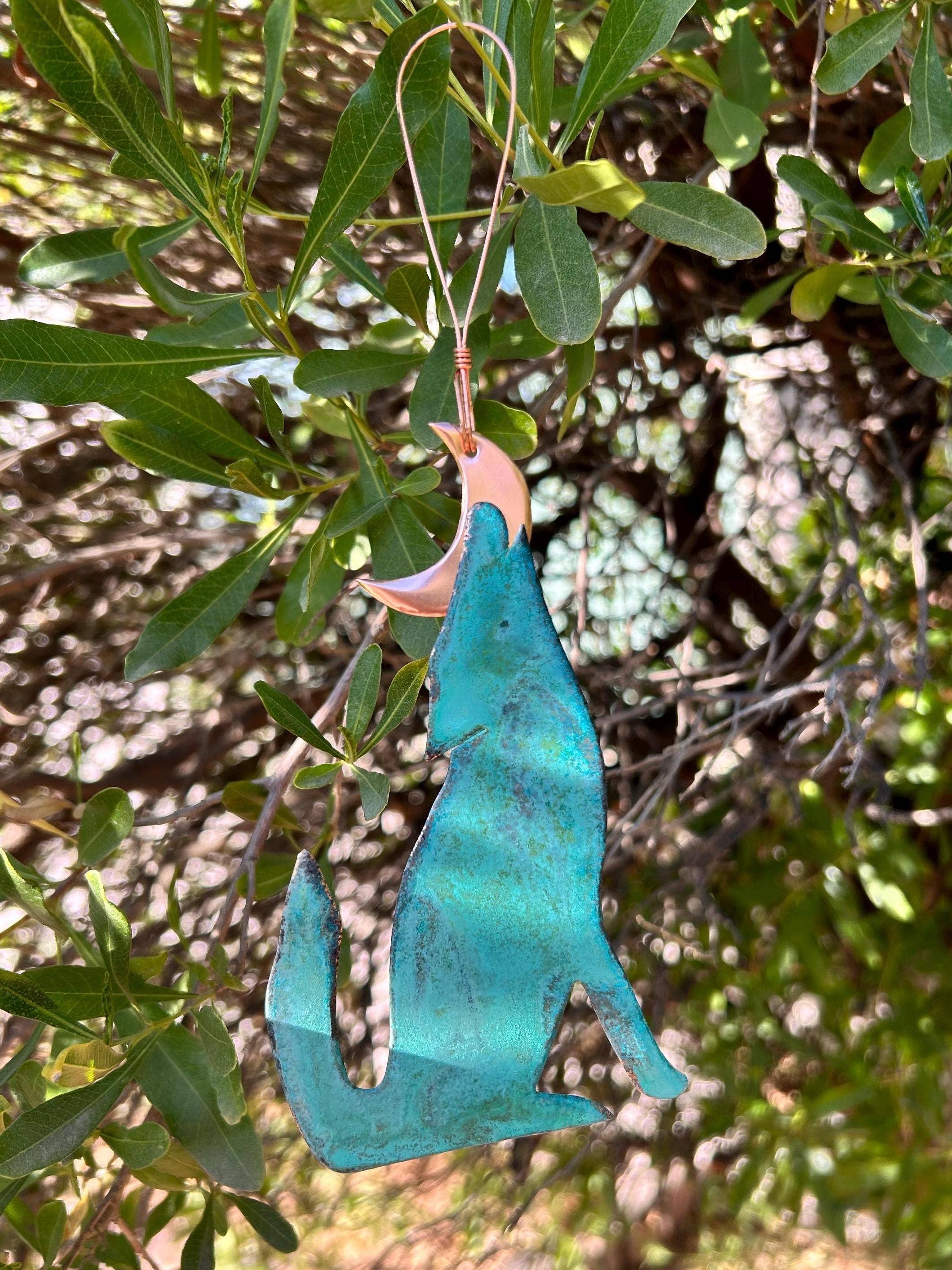 Dos Damas Designs - Wholesale Ornament - Coyote Wolf Copper Christmas Ornament2