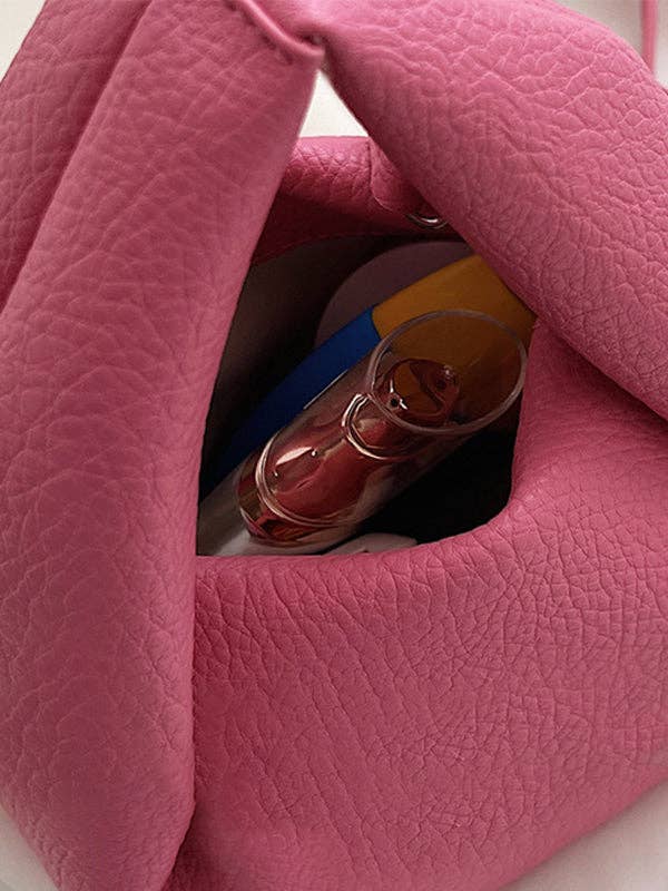 Sheer Trend - Wholesale Crossbody Bag - Women's - Adjustable Pleated Pockets Solid Color Crossbody Handbags12