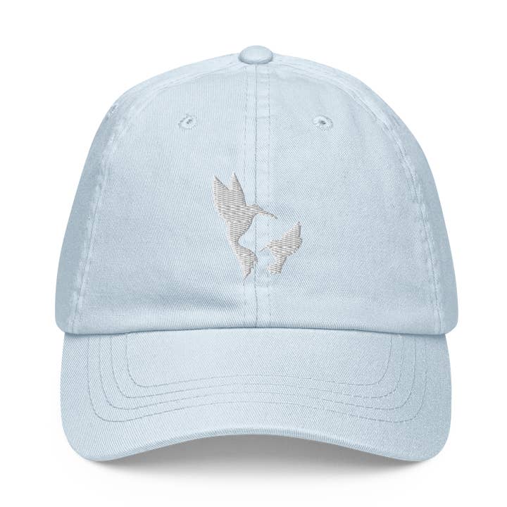 Hummingbird Baseball Cap- Pastel Hat with White Stiching für den Großhandel von MiniDei