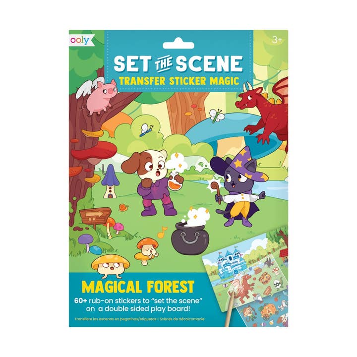Set The Scene Transfer Stickers Magic - Magical Forest for wholesale by OOLY