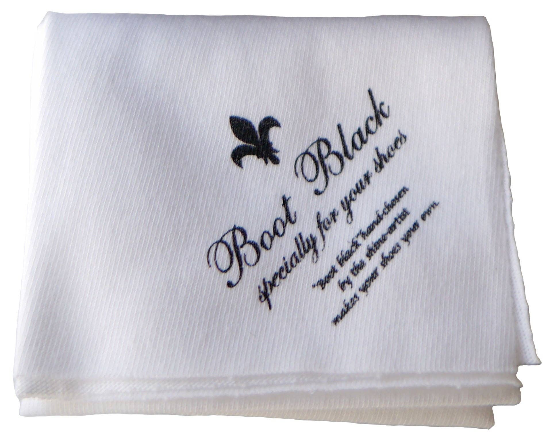 Boot Black USA - Wholesale Shoe Polish - Polish Cloth - Pure Cotton, 3 PCs