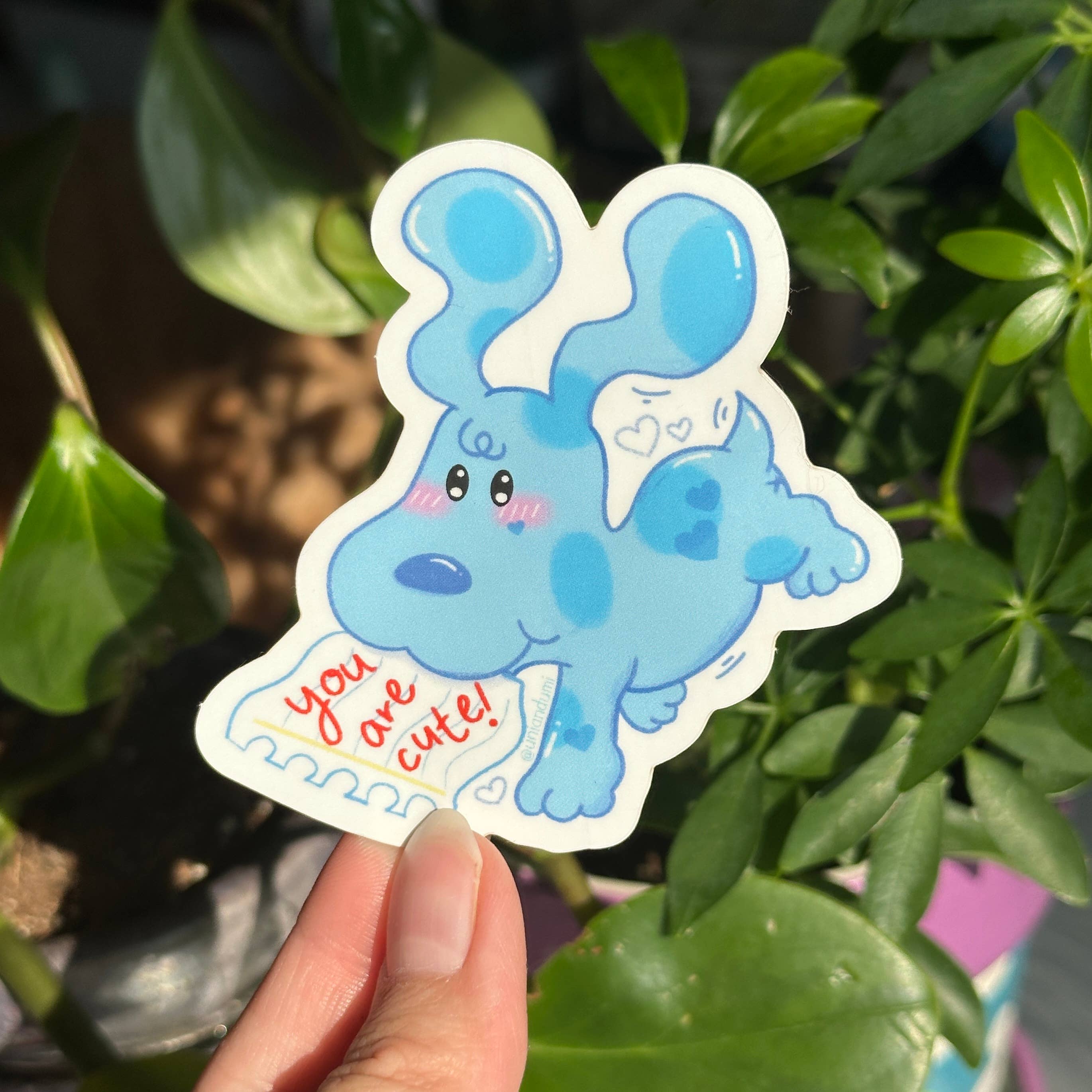 Uni & Umi - Wholesale Sticker - Nostalgic Blue Dog Sticker | Waterproof Stickers, Stationery1