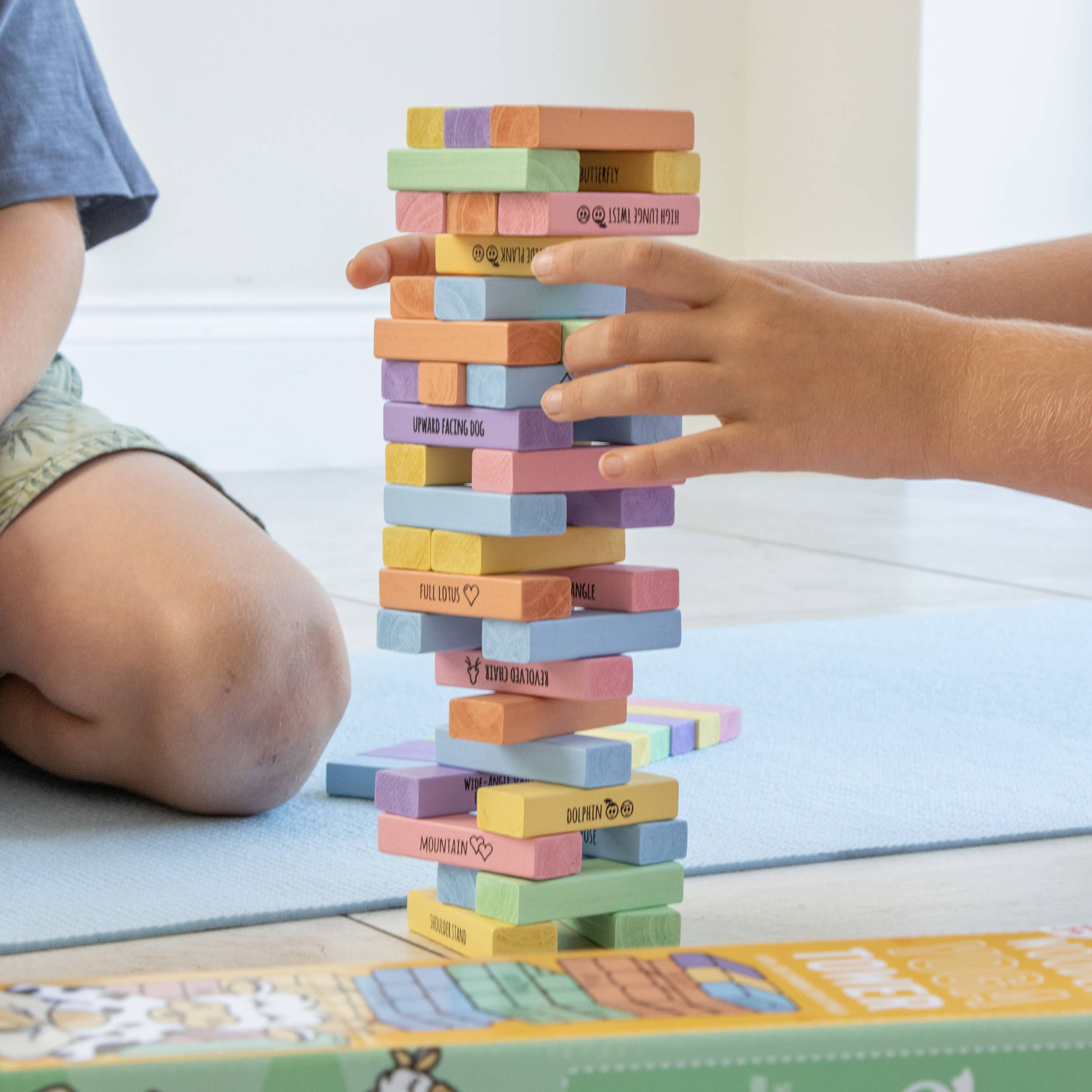 Myga - Wholesale Wood Toy - Kids - Wooden Yoga Tower1