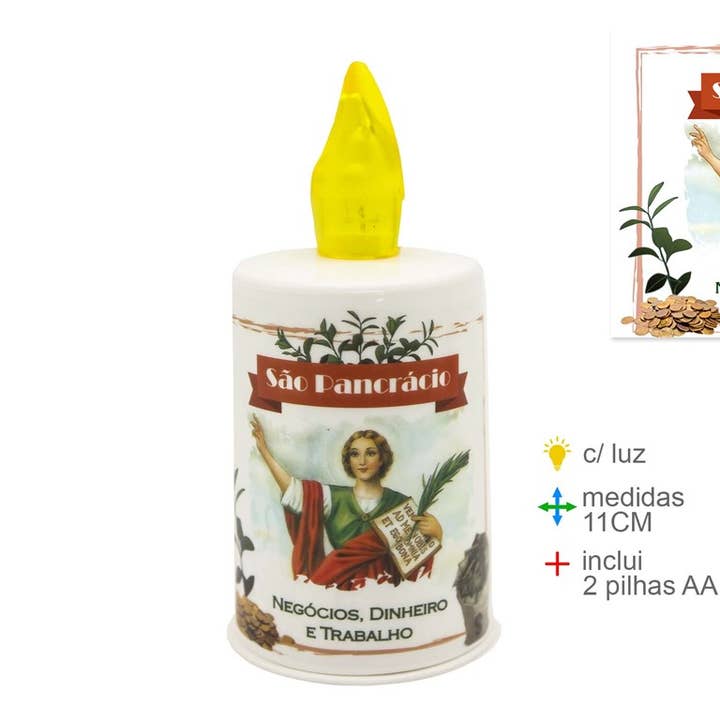 Led Candle S. Pancake (12 stuks) voor wholesale door Esoterica Arte