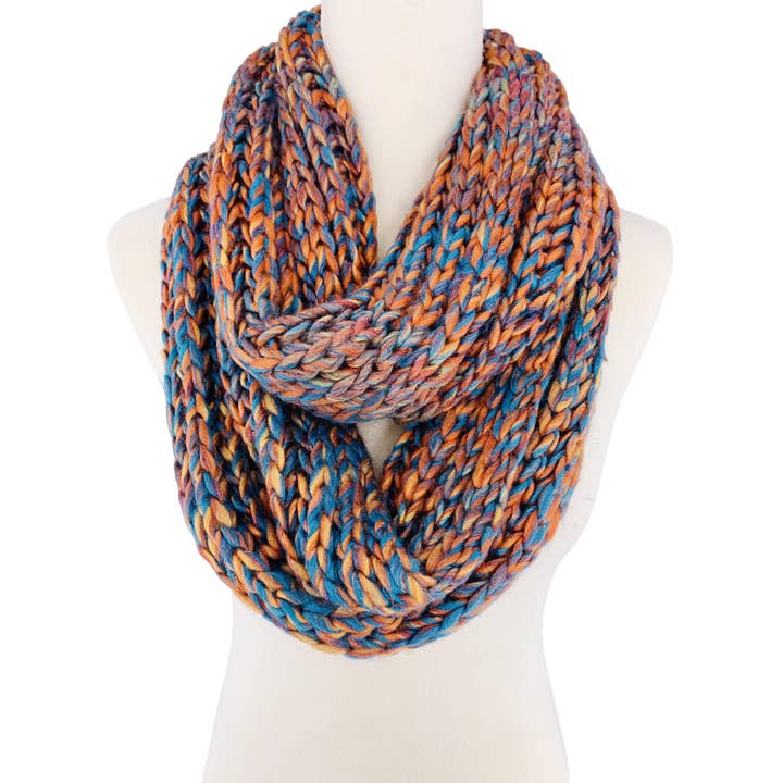 JC Sunny Fashion – Engroshandel Tørklæde - Dame – JC011006 Chunky Garn Strik Infinity tørklæde5