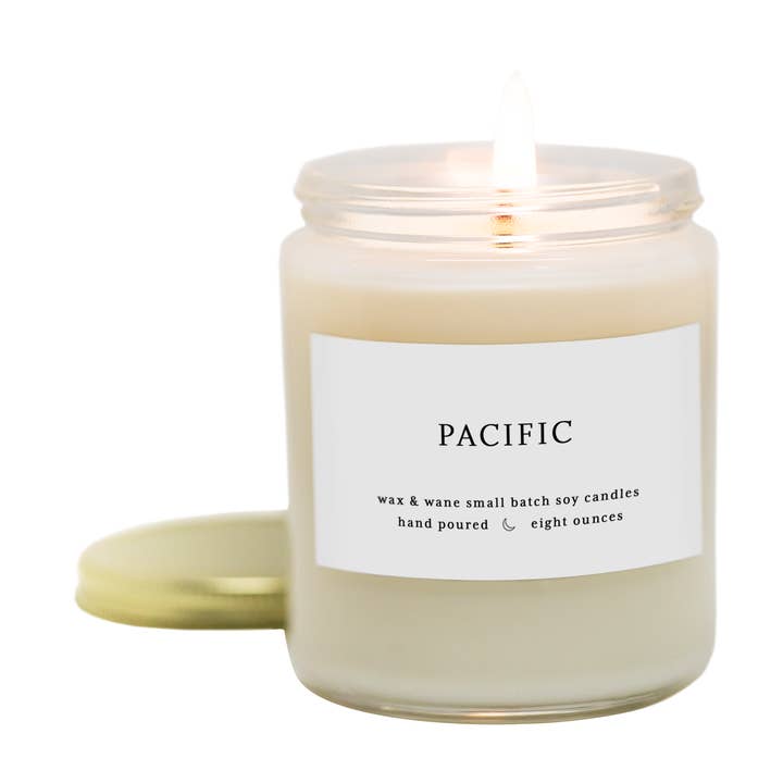 Wax and Wane Candles - Wholesale Jar/Filled Candle - Pacific Modern Soy Candle0