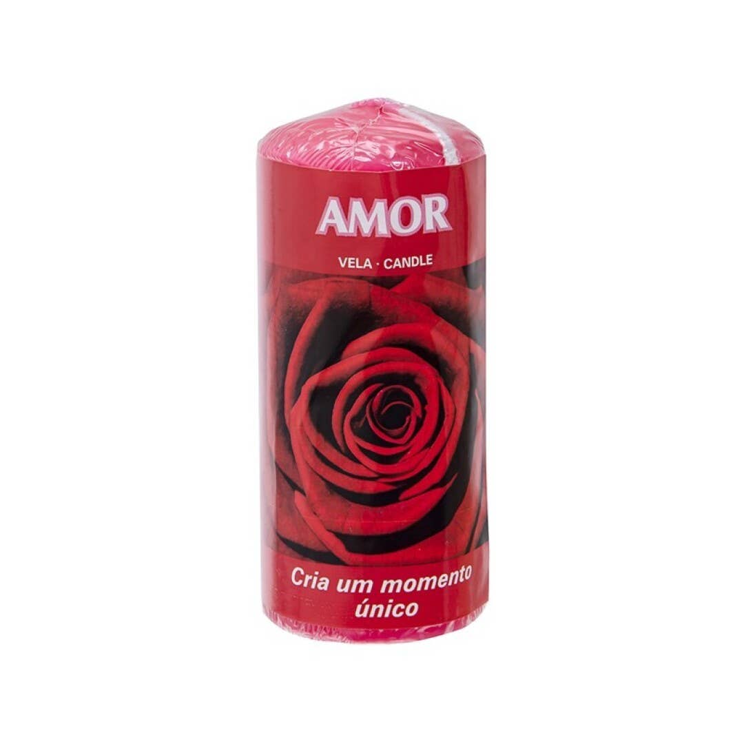 AUM Fragrances - Wholesale Pillar Candle - Pillar Candle 4.8x12cm Love