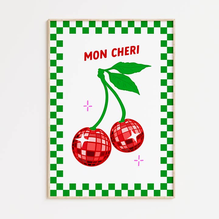 Mon cheri print for wholesale by Howrad Studios