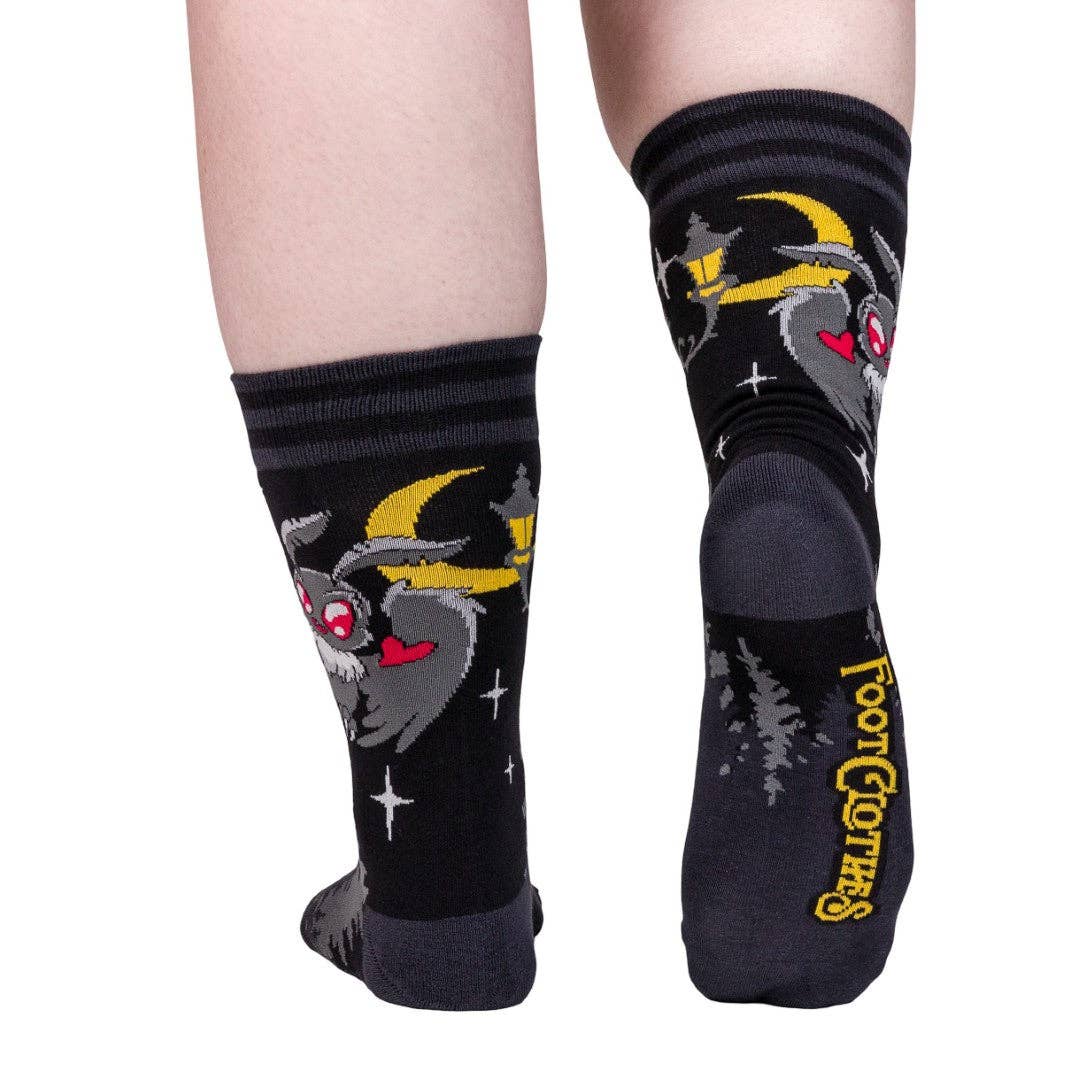 FootClothes LLC - Wholesale Socks - Unisex - Cute Mothman Crew Socks3