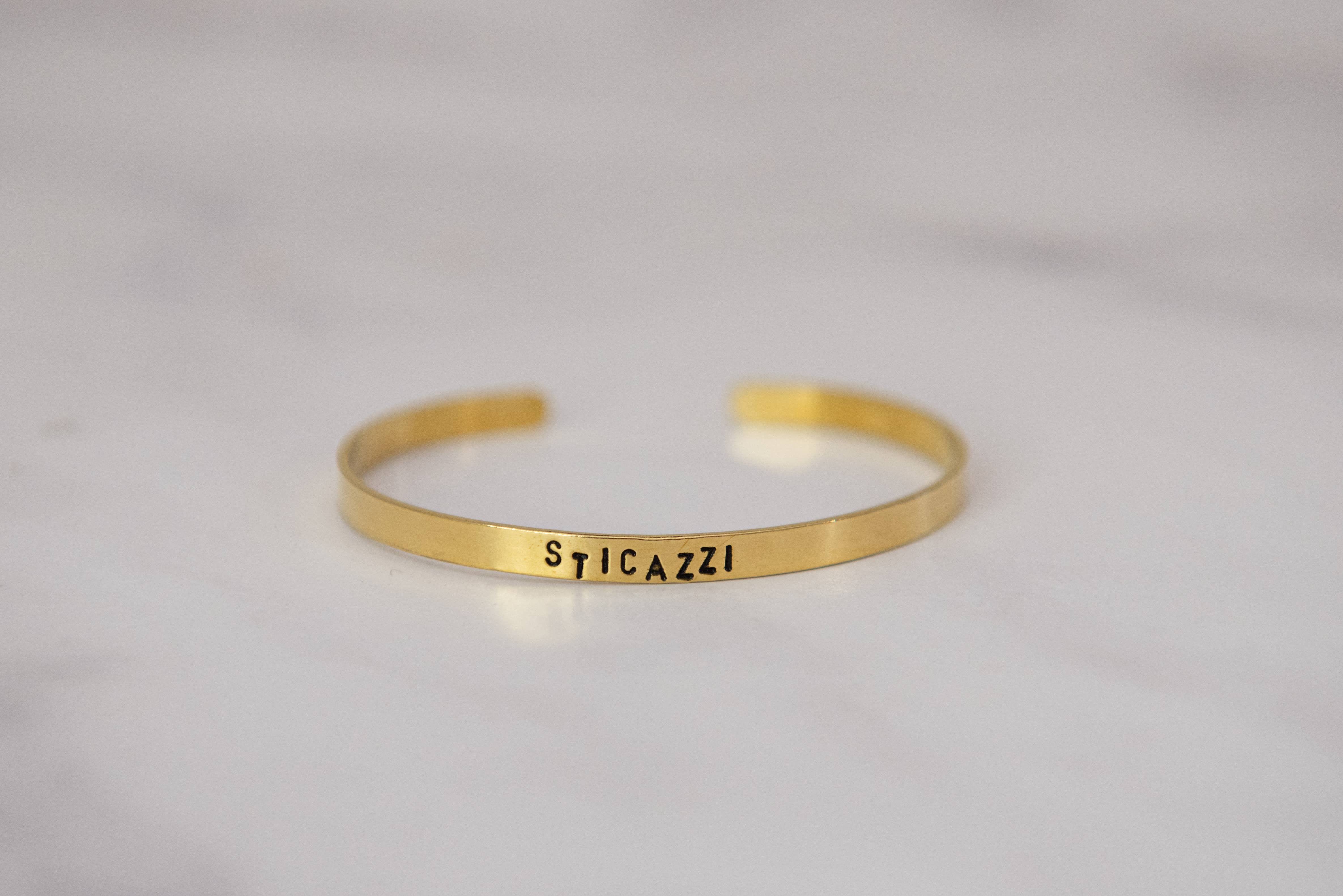 Loti jewels - Wholesale Cuff Bracelet - SUPER SLIM BRASS BRACELET WITH ENGRAVING14