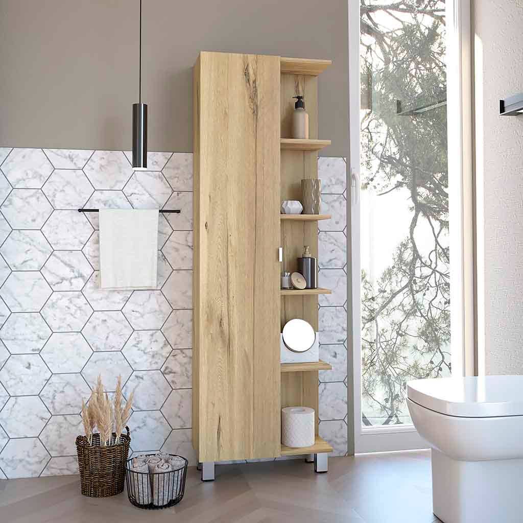 Lys eg Urano multifunktionelt badeværelsesskab for engroshandel på Faire0