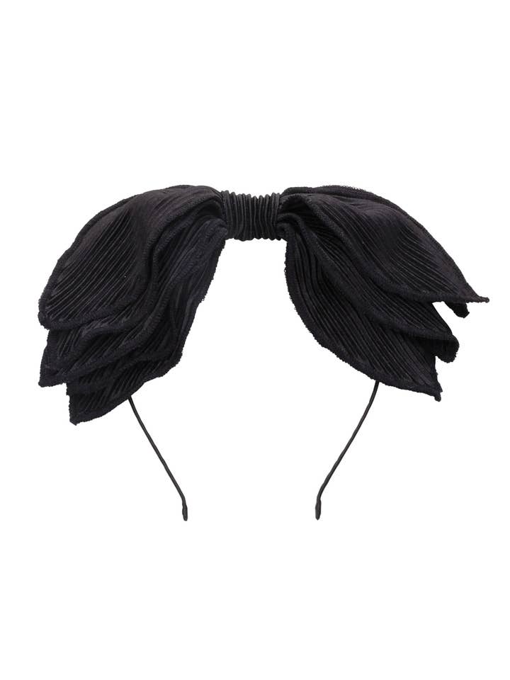 Spring Petals Pannband - Svart för wholesale av Project 6 NY Kids