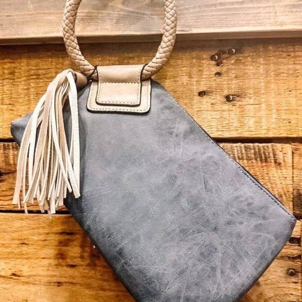 MiMi Wholesale - Wholesale Clutch Bag - Women's - BP204 Fashion Cuff Handle Tassel Wristlet Clutch7