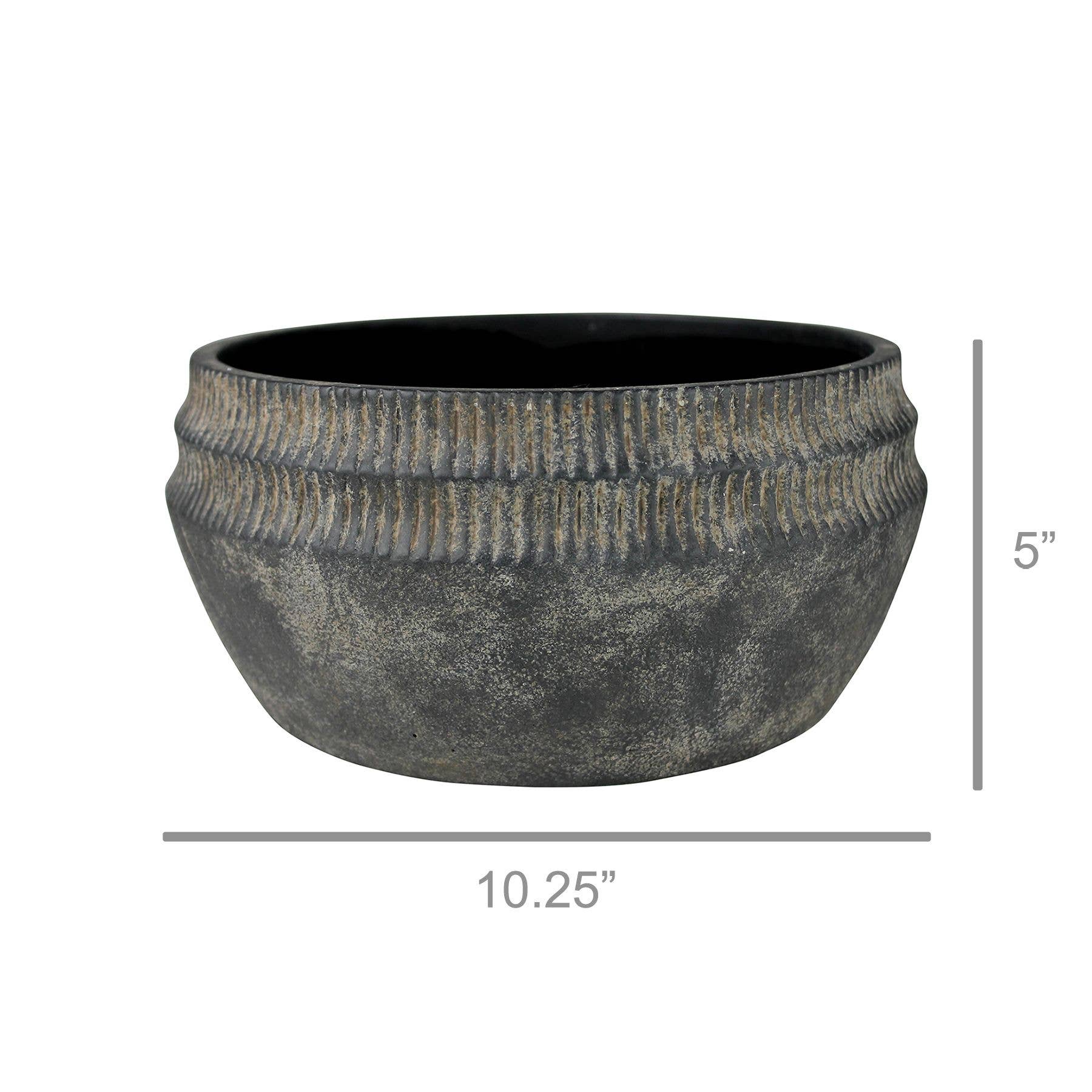 HomArt - Vendita all'ingrosso Vasi per piante - Fioriera bassa Yara, cemento - Lrg1