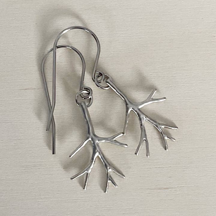 Grenar Örhänge Set - Platinum Silver för wholesale av The Sister Label