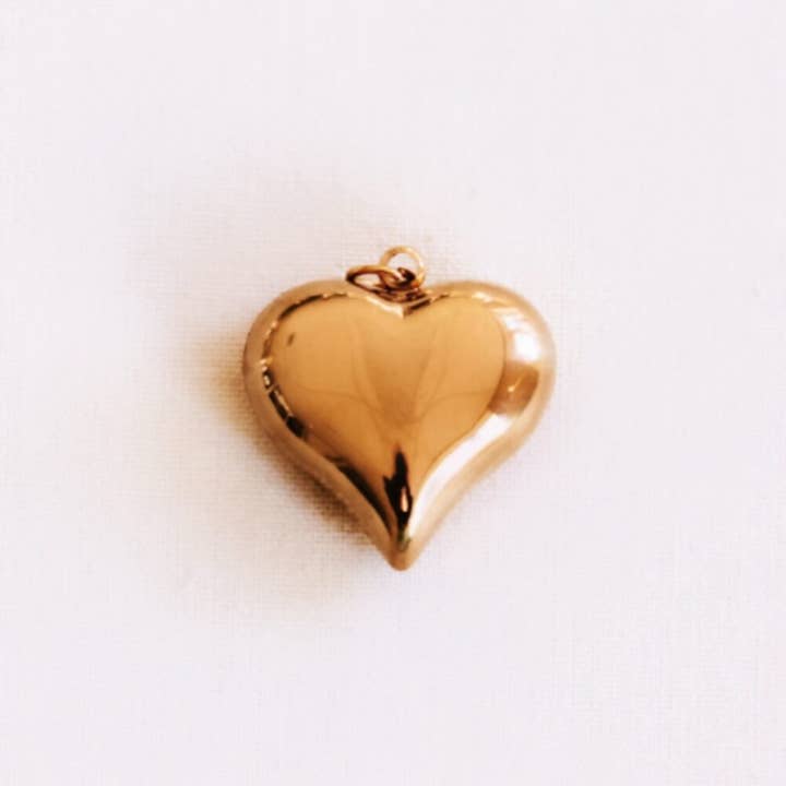 Heart "ball" charm - medium for wholesale by Bazou