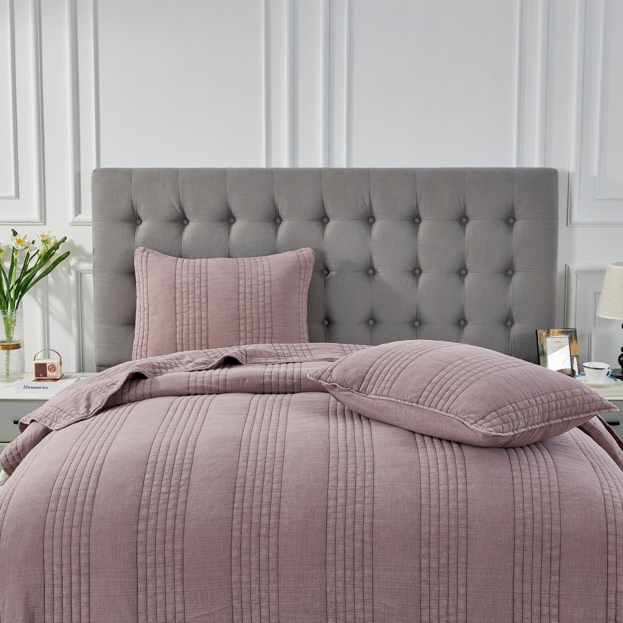 Mélange Home - Wholesale Quilt - Stonewashed Cotton Quilt Set24