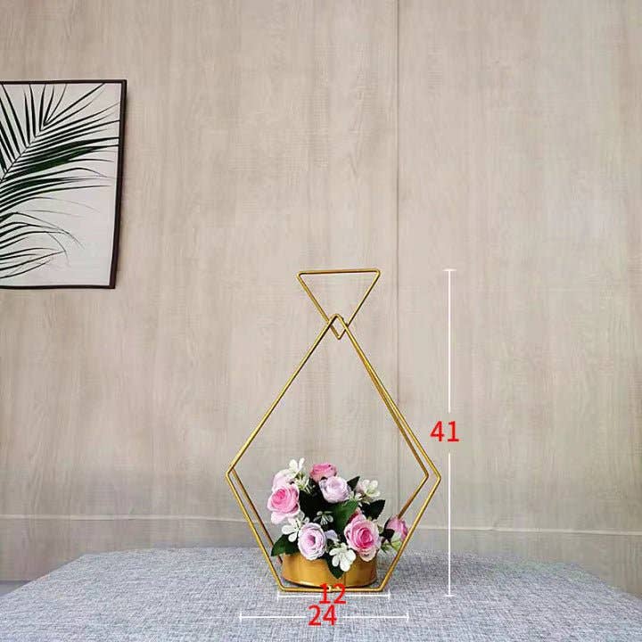 Elegant Design Supply - Vendita all'ingrosso Vasi - Vaso di Fiori Metallico Nordico per Centrotavola9