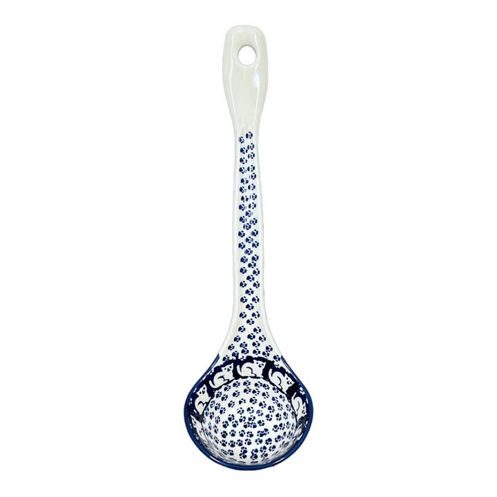 Ladle, Soup, 12" in "Kitty Cat Path" by Manufaktura | C020T-KOT6 for wholesale by Polish Pottery Outlet