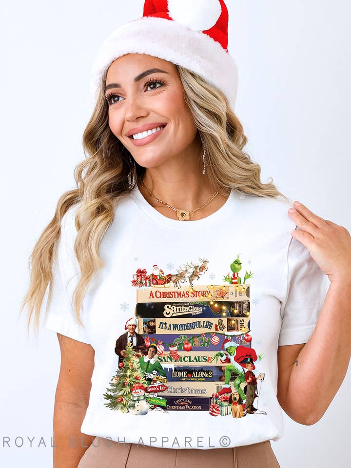 Classic Christmas Movies Full Colour Transfer for wholesale by RBA Transfers