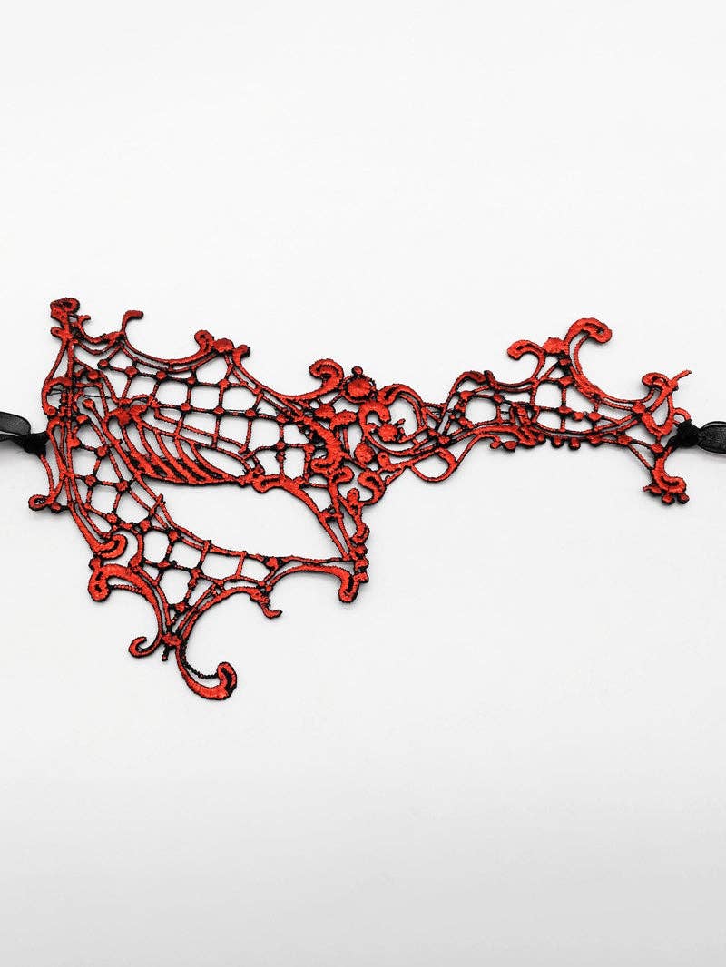 Tourtiwi - Vendita all'ingrosso Costume di carnevale - Donna - Maschere facciali in pizzo One Eye Half8