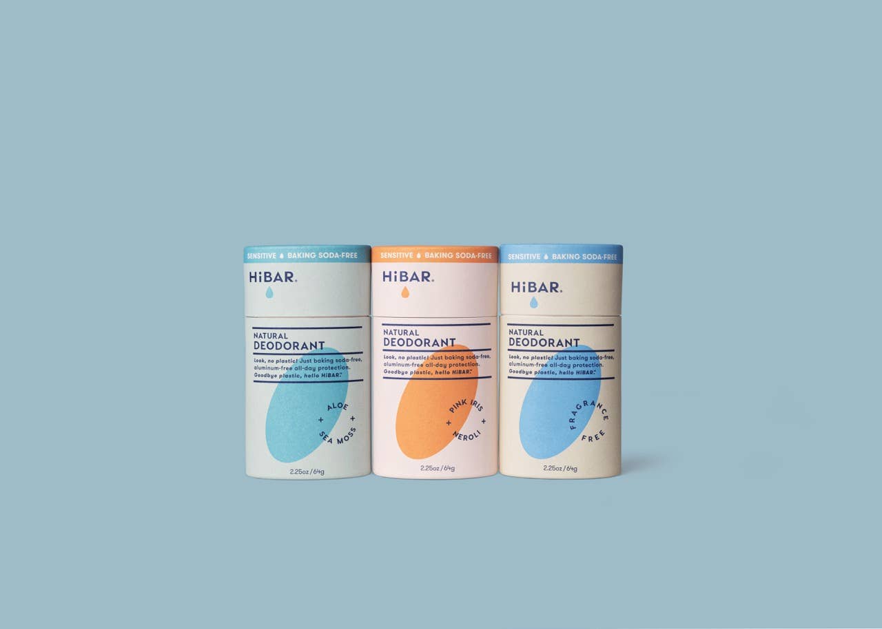 HiBAR - Wholesale Deodorant - Unisex - HiBAR Deodorant Sensitive  Aloe + Sea-Moss(Baking soda free)5