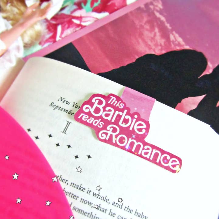 This Barbie Reads Romance Magnetic Bookmarks for wholesale by Like Starlight Studio