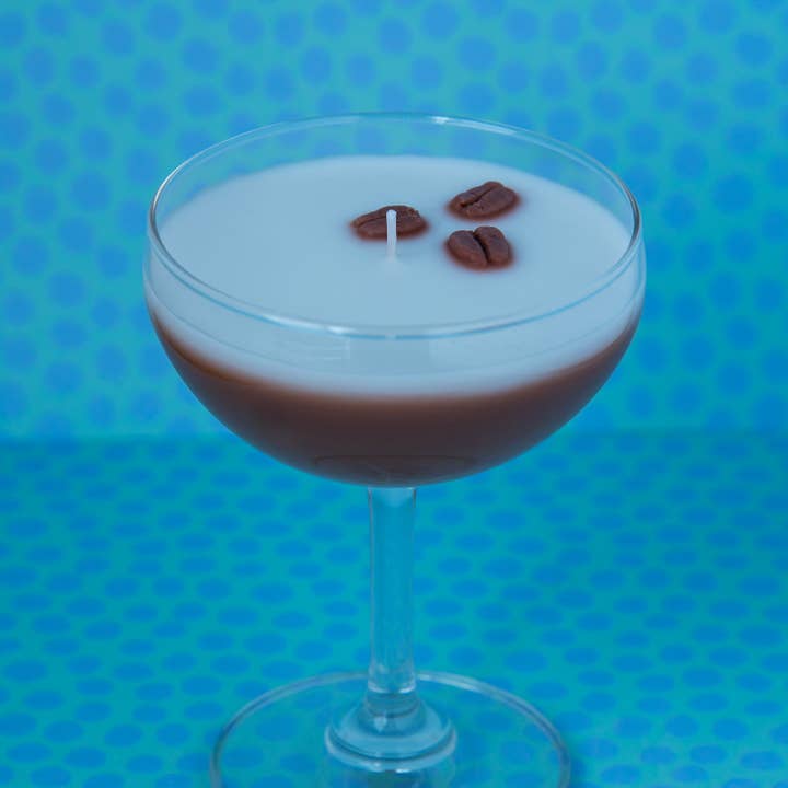 Candle Lume - Wholesale Novelty Candle - Espresso Martini Candle - Coupe Glass Realistic3