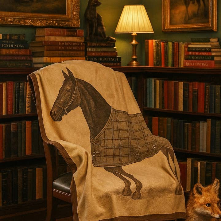 Equine & Design, LLC - Wholesale Throw Blanket - Vintage Sweater Weather Velveteen Plush Blanket – Cozy Throw1