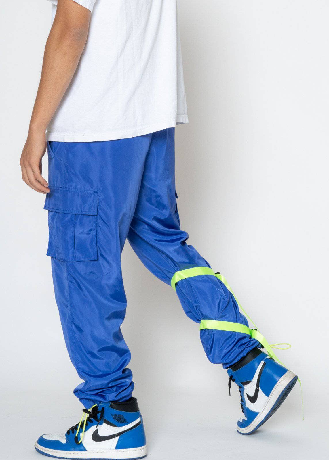 Robin K – wholesale Pants – Men's – Blank State Men's Swishy Utility Cargo Pants in Royal Blue3