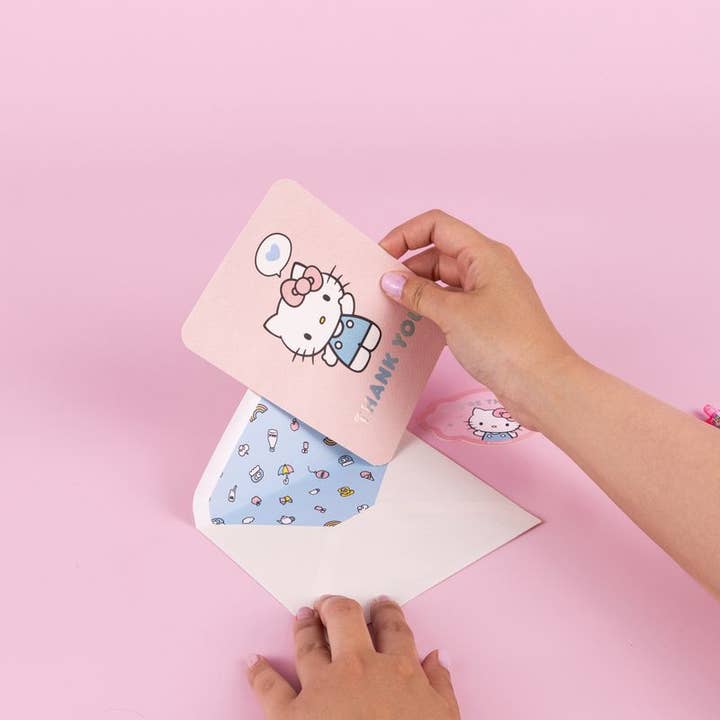 Studio Oh! - Wholesale Thank You Card - Hello Kitty Thank You Deluxe Greeting Card