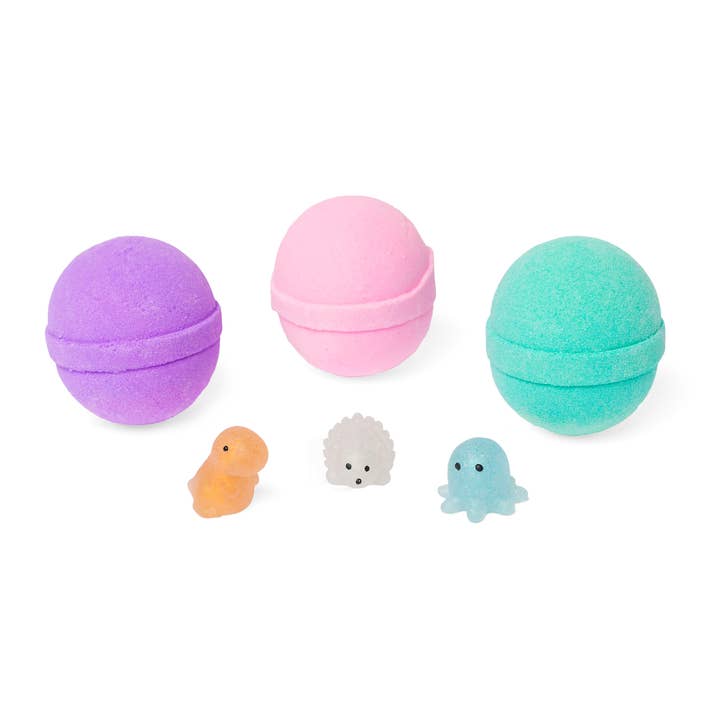 Bath Bombs, Sparkly Squishy Surprises Inside, Mix for wholesale by Purposeful Bliss - Fizzy Magic