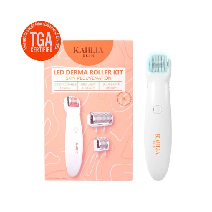 Kahlia Skin – wholesale Electronic skincare device – LED Derma Roller Kit
