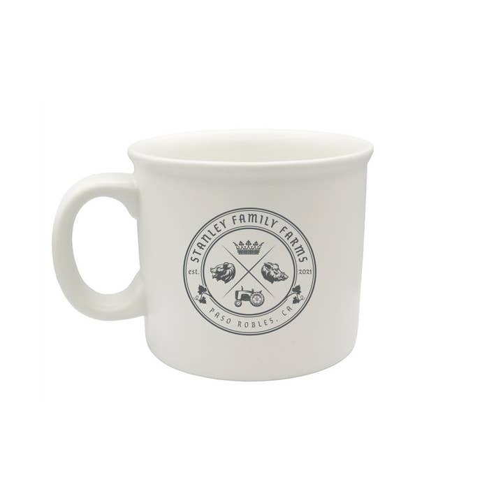Mercantile 12 - Wholesale Coffee Mug - Custom Brand or Logo Ceramic Chunky Mug – 14 oz Matte Finish3
