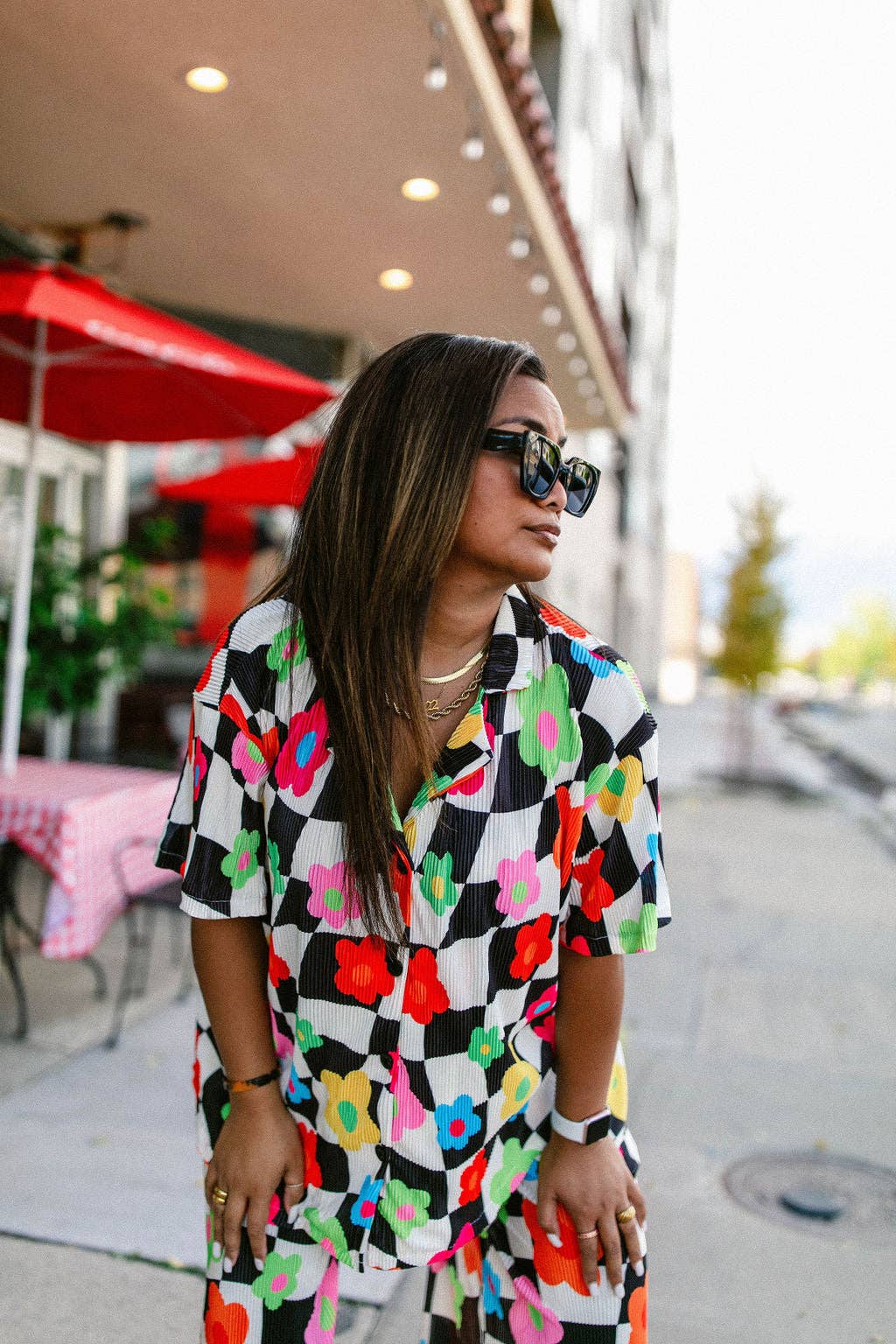 Taby Originals – wholesale Set med topp och byxa – Dam – TABY ORIGINAL: In My Blooming Era Plisse Set I STORLEKAR XS-5X***14