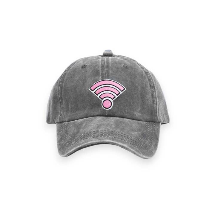 LA Jewelry Plaza - Wholesale Baseball Cap - Women's - Wifi Iconic Patch Vintage Cotton Cap8