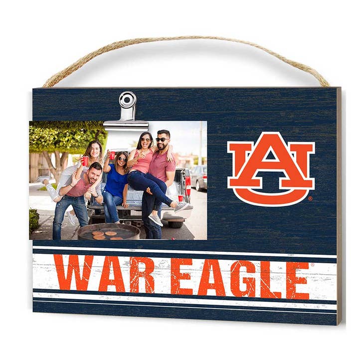 Clip It Team Photo Auburn Tigers War Eagle for wholesale by KH Sports Fan