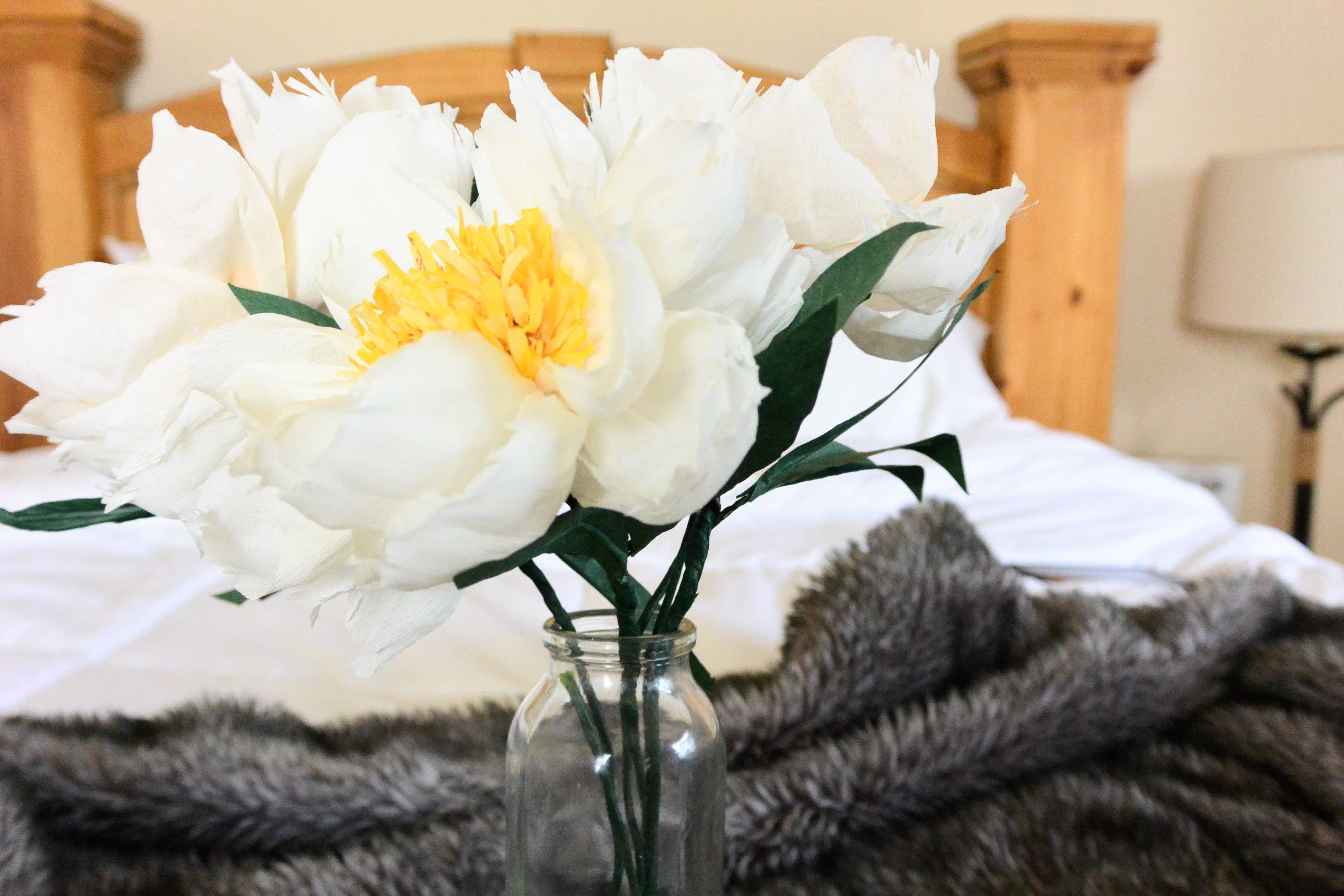 Beautiful Things By Bec - Wholesale Artificial Flowers - White Paper Peonies, Artificial Peonies, Fall Florals4