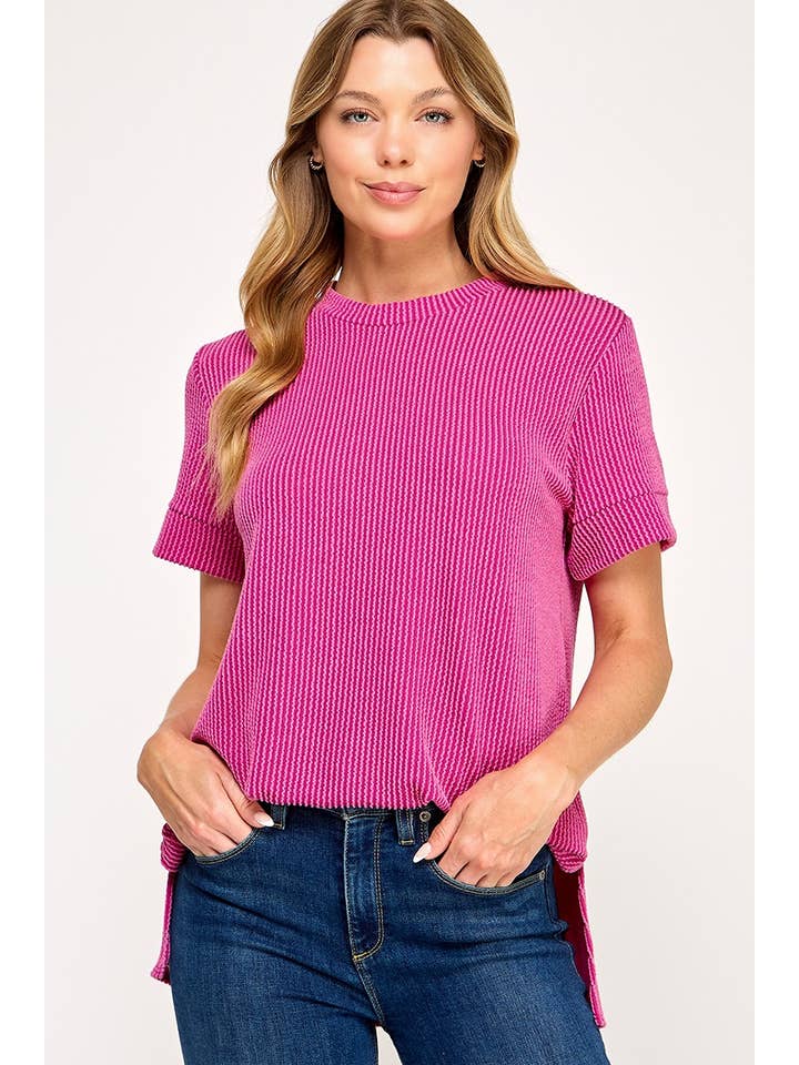 Vanilla Monkey – Engroshandel Strikket top - Dame – Krøllet Ribtop4