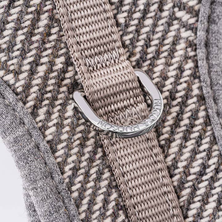 Hugo & Hudson - Wholesale Pet harness – Dog - Tweed Dog Harness - Grey Herringbone6