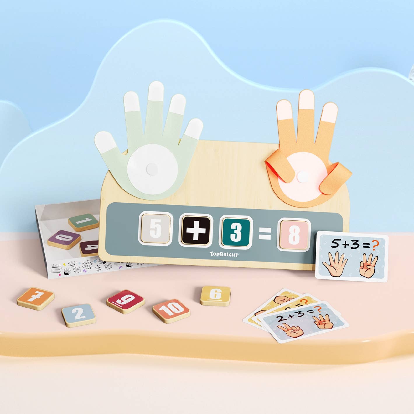 Jactal - Wholesale Brain Game - Kids - Topbright Educational Game Finger Calculator0