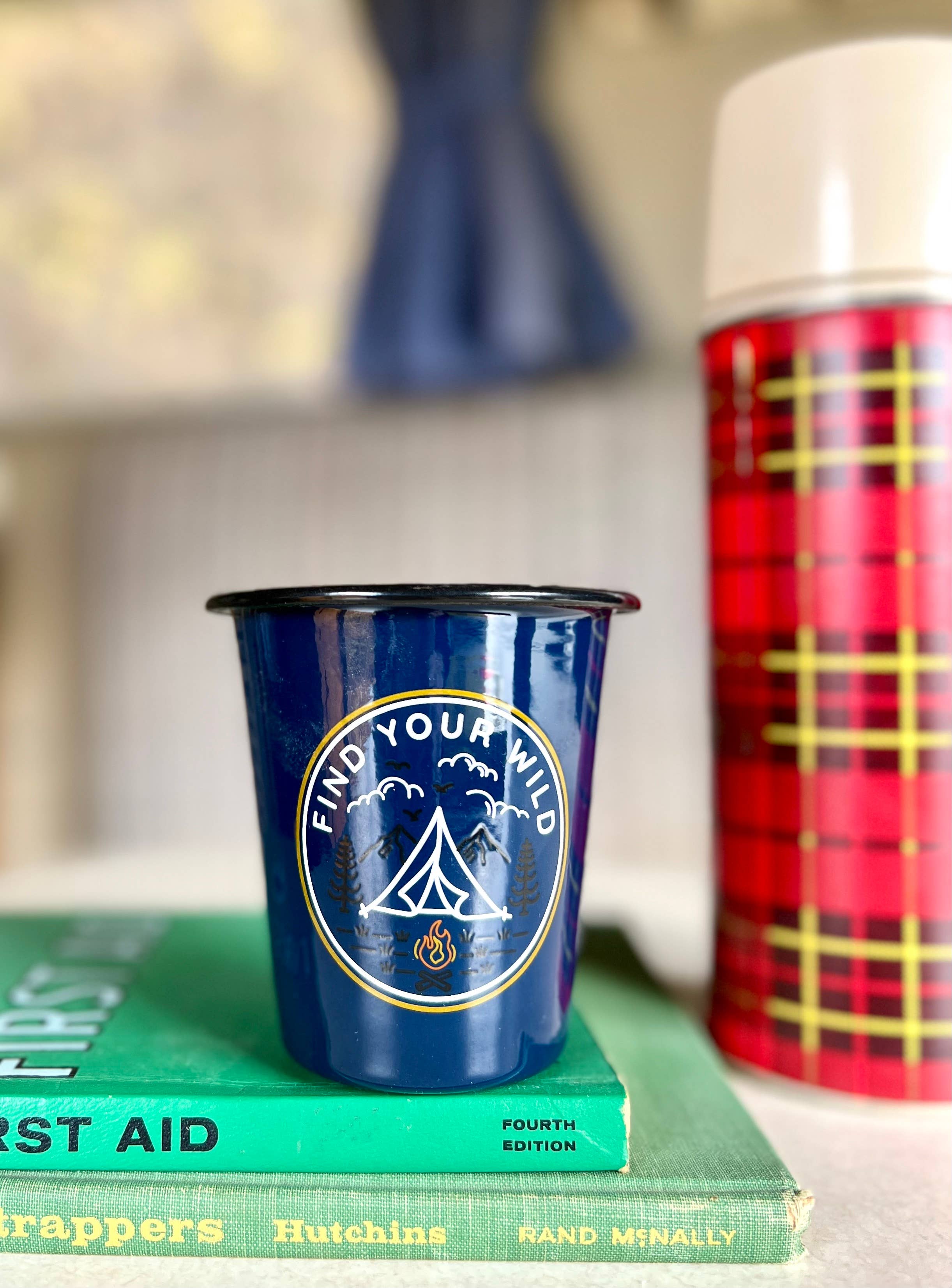 The Sacred Wild Candle Co - Wholesale Jar/Filled Candle - Enamel Reusable Candle - Find Your Wild2