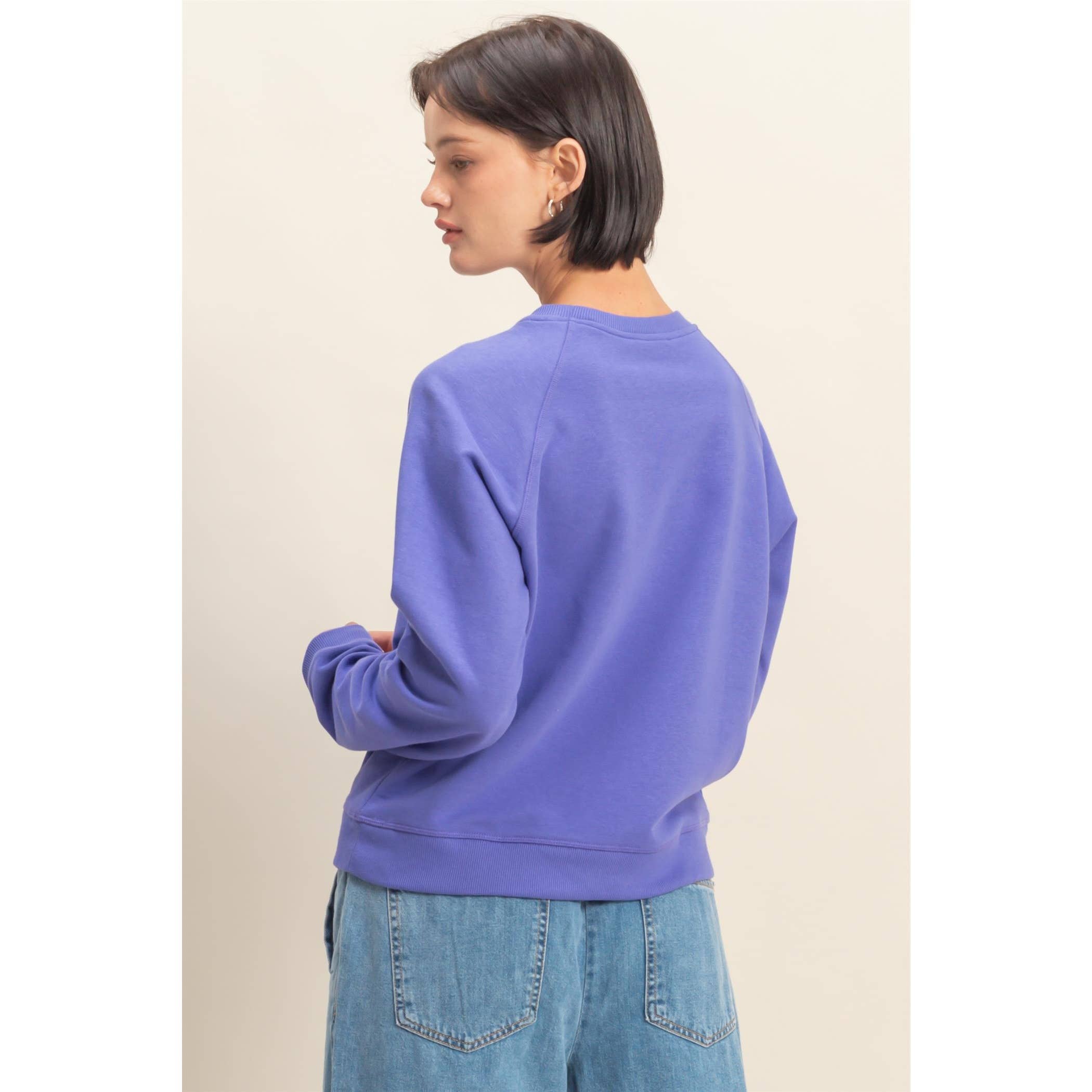 HYFVE - Vendita all'ingrosso Felpa - Donna - Felpa Comoda con Girocollo e Maniche Raglan10