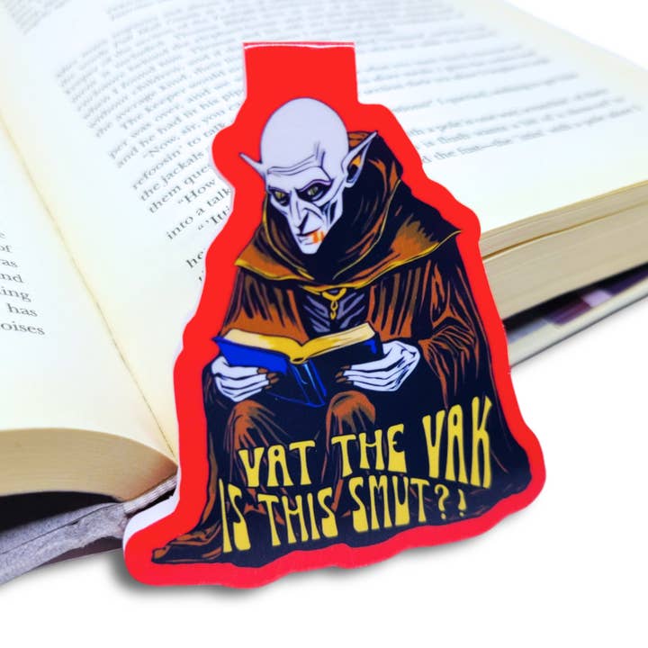 Nosferatu Gothic Horror Magnetic Bookmark for wholesale by Junkyard Bunnie LLC