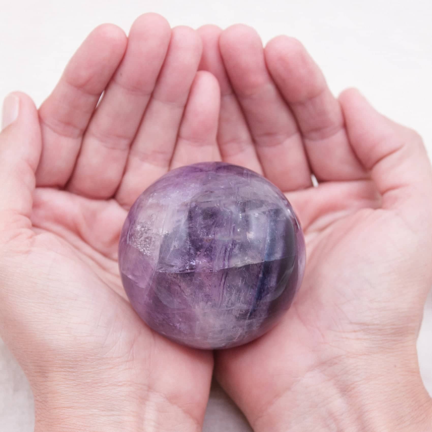 Tiny Rituals - Wholesale Spiritual Stone/Crystal - Rare Rainbow Fluorite Spheres - AAA Premium Quality84