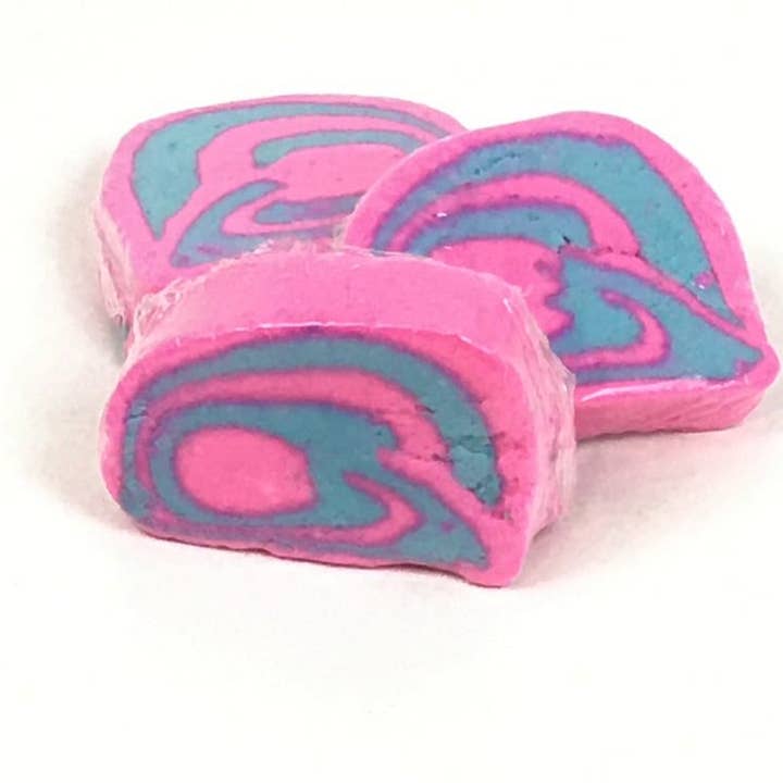 Cotton Candy Bubble Bath Rolls for wholesale by BodyGarbage